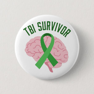 Chapa Redonda De 5 Cm Superviviente de TBI
