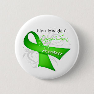 Chapa Redonda De 5 Cm Superviviente - linfoma Non-Hodgkin
