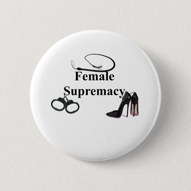 CHAPA REDONDA DE 5 CM SUPREMACIA FEMENINA (Anverso)