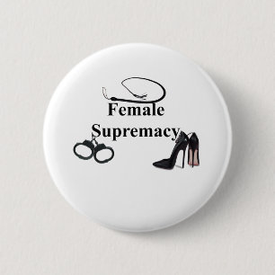 CHAPA REDONDA DE 5 CM SUPREMACIA FEMENINA