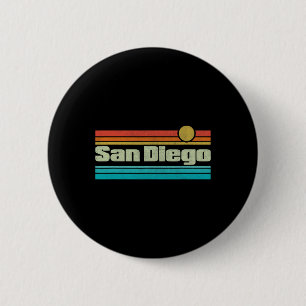 Chapa Redonda De 5 Cm Surf California Ca San Diego años 70 80