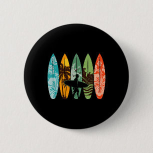 Chapa Redonda De 5 Cm Surfista Ola Hawaii Tablas De Surf Playa Amante