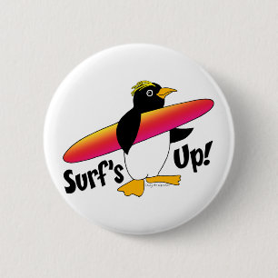 Chapa Redonda De 5 Cm ¡Surf's Up!