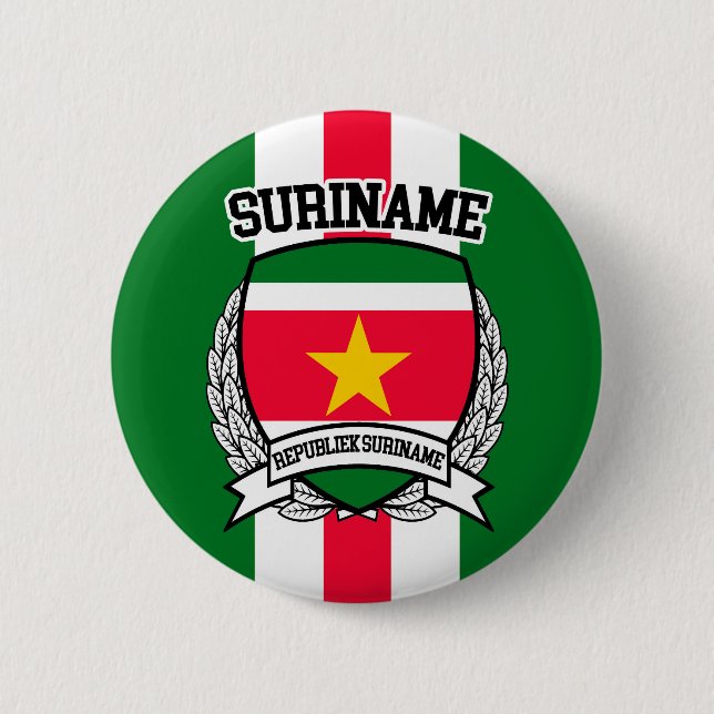 Chapa Redonda De 5 Cm Surinam (Anverso)