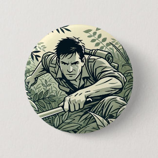 Chapa Redonda De 5 Cm Survivalist Spirit