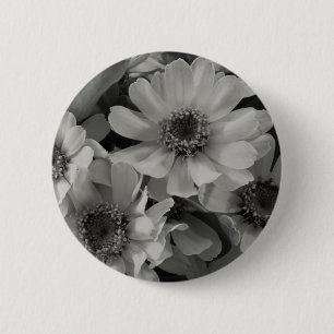 Chapa Redonda De 5 Cm Susan Flowers de ojos marrones