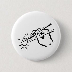 Chapa Redonda De 5 Cm ¡Sushi ateo! (ichthys)