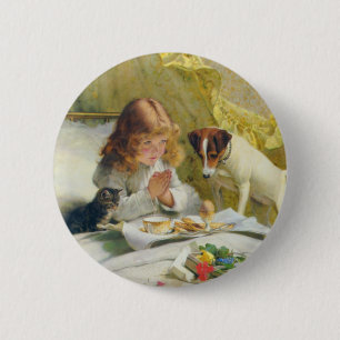 Chapa Redonda De 5 Cm Suspenso de Charles Burton Barber