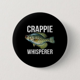 Chapa Redonda De 5 Cm Susurrador de Crappie 