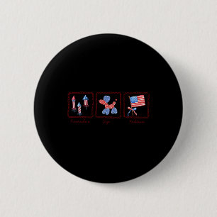 Chapa Redonda De 5 Cm Sutiles Petardos Perros Tradiciones Resistir Trump