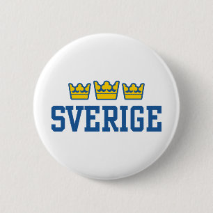 Chapa Redonda De 5 Cm Sverige