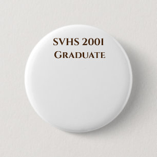 Chapa Redonda De 5 Cm SVHS Clase de la etiqueta "20 años de reunión" Pin