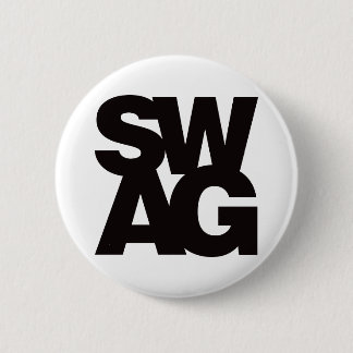 Chapa Redonda De 5 Cm Swag - negro
