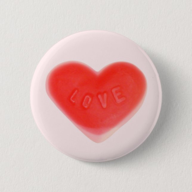 Chapa Redonda De 5 Cm Sweet Heart Pink button round (Anverso)