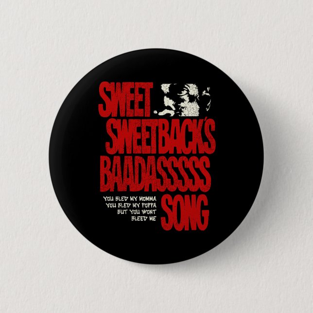 Chapa Redonda De 5 Cm Sweetbacks Baadsss Song (Anverso)