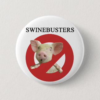 Chapa Redonda De 5 Cm ¡Swinebusters!