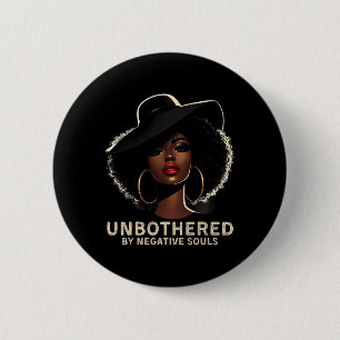 Chapa Redonda De 5 Cm Sy Black Queen Afroamerican