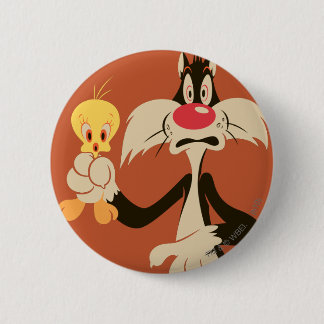 Chapa Redonda De 5 Cm SYLVESTER™ con TWEETY™