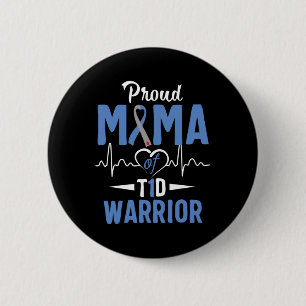 Chapa Redonda De 5 Cm T1d Proud Mama Diabetes Sensibilización Tipo 1 Ins
