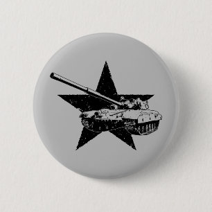 Chapa Redonda De 5 Cm T-64 Tanque de batalla principal