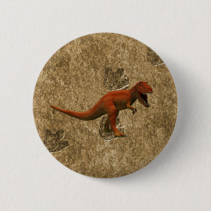 Chapa Redonda De 5 Cm T Rex