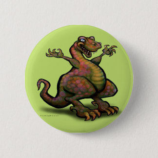 Chapa Redonda De 5 Cm T-Rex