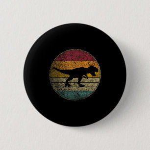 Chapa Redonda De 5 Cm T Rex Dinosaurio - Mujeres de amor vintage Niños R