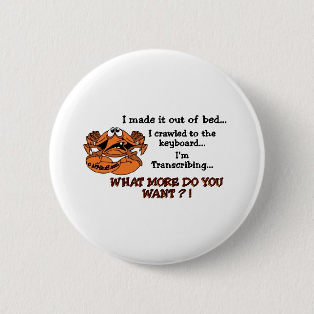 Chapa Redonda De 5 Cm TA malhumorada (Anverso)