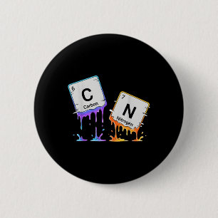 Chapa Redonda De 5 Cm Tabla periódica 6 7 Meme Ciencia Química Friki Hum