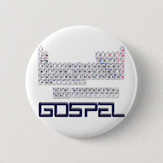 Chapa Redonda De 5 Cm Tabla periódica = evangelio