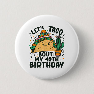 Chapa Redonda De 5 Cm Taco, mi Fiesta mexicana por 40 años