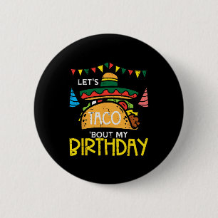 Chapa Redonda De 5 Cm Taco por mi Fiesta Bo