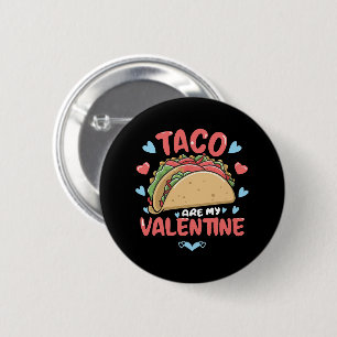Chapa Redonda De 5 Cm Taco-san Valentín