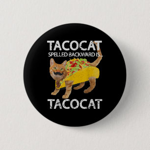 Chapa Redonda De 5 Cm Tacocat Funny Cat Taco Lover Tee Kitty Tacos Shirt