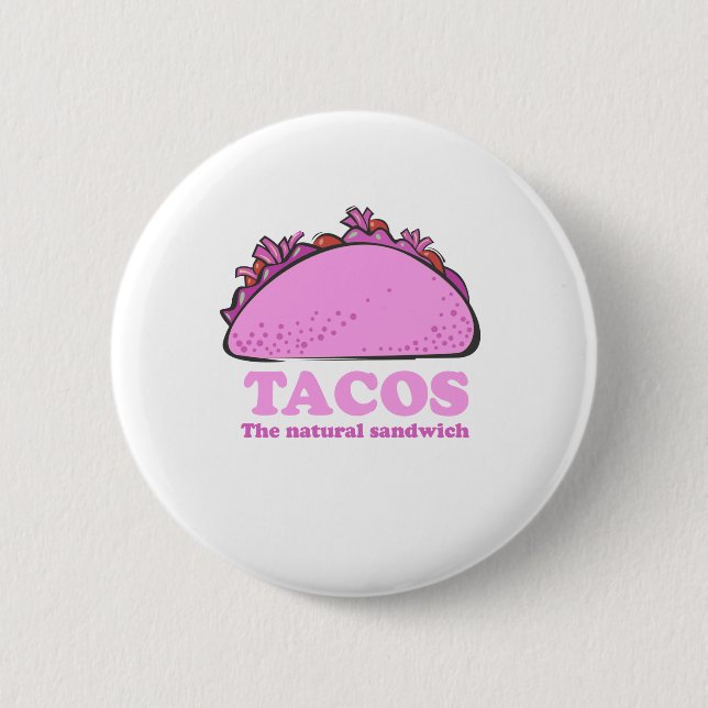 CHAPA REDONDA DE 5 CM TACOS ROSADO (Anverso)