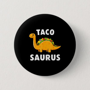 Chapa Redonda De 5 Cm Tacosaurus taco dinosaurio t rex divertido cinco d
