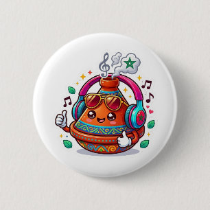 Chapa Redonda De 5 Cm Tagine Marroquí Kawaii Genial