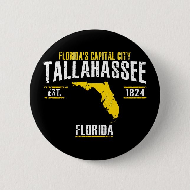 Chapa Redonda De 5 Cm Tallahassee (Anverso)