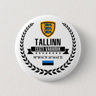 Chapa Redonda De 5 Cm Tallinn