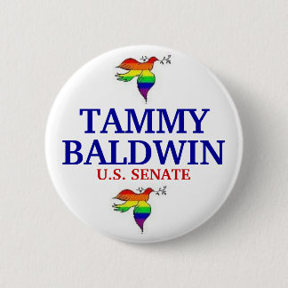 Chapa Redonda De 5 Cm Tammy Baldwin PARA el SENADO