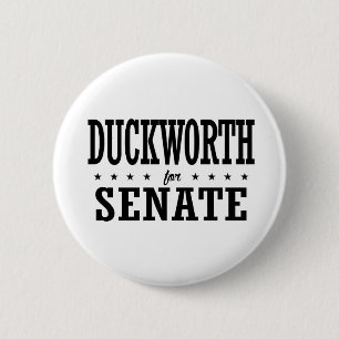 Chapa Redonda De 5 Cm Tammy Duckworth para el senado 2016