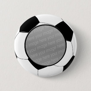 Chapa Redonda De 5 Cm Tarjeta de foto de SOCCER