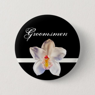 Chapa Redonda De 5 Cm Tarjeta de identificación de Boda Groomsmen