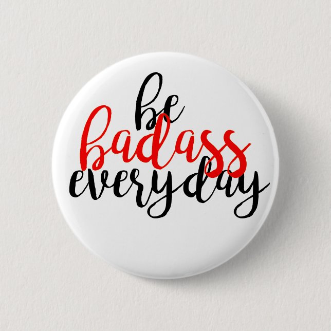 Chapa Redonda De 5 Cm Tarjeta de insignia (Anverso)