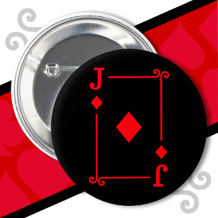 Chapa Redonda De 5 Cm Tarjeta Jack Diamonds Tarjeta Jack