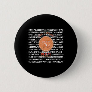 Chapa Redonda De 5 Cm Tarta divertida internacional del día de Pi Feliz