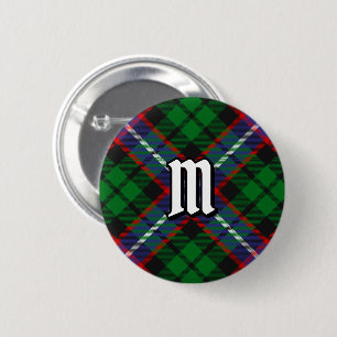 Chapa Redonda De 5 Cm Tartan del Clan Russell