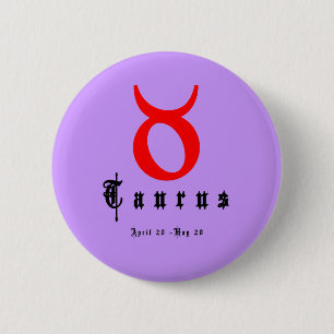 Chapa Redonda De 5 Cm Tauro, Horóscopo, zodiaco, astrología
