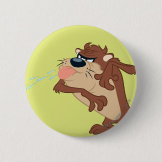 Chapa Redonda De 5 Cm TAZ™ sacándose la lengua