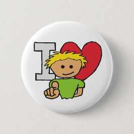 Chapa Redonda De 5 Cm Te Amo